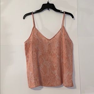🆑 5/$25 NWT Pink Spagetti Strap Tank Top